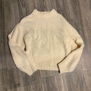 & Other Stories Cream Turtleneck Sweater